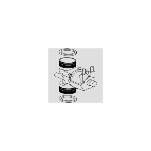 Magnetventil 12V AC G 3/4 AG, BL 61mm, zu Urinal-Abdeckplatte für INFRA 230V-Netz SANIT