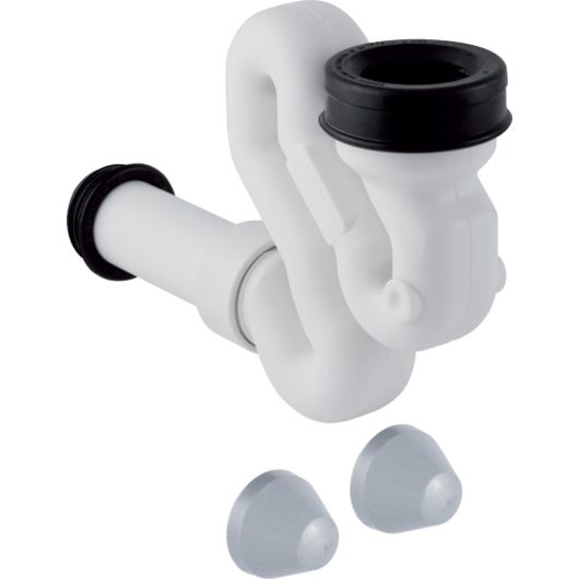 Schneckensiphon "Modell lang" für Urinal mit Abgang horizontal (Durchmesser= 40mm) - GEBERIT