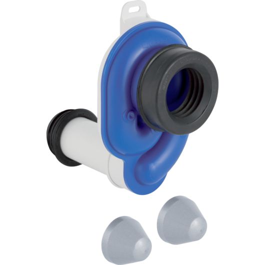 Schneckensiphon "Modell flach" für Urinal mit Abgang horizontal (Durchmesser= 40mm) - GEBERIT