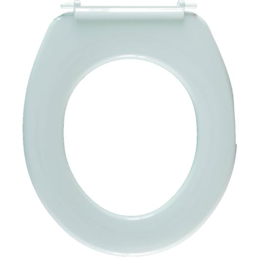 WC-Sitz ohne Deckel weiss aus Duroplast inkl. rostfreie Bügelscharniere Modell "HARO Ocean" NEOPERL