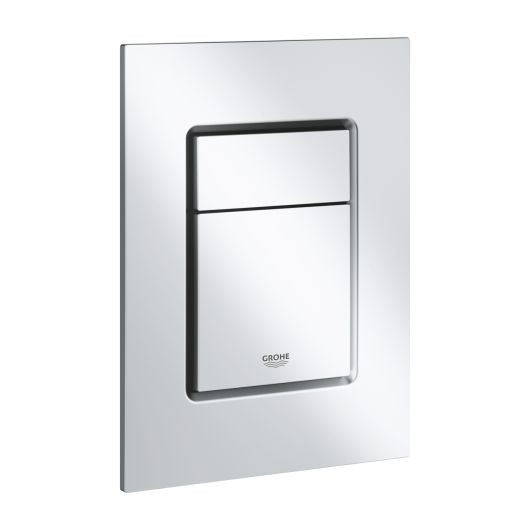 Betätigungsplatte Skate Cosmopolitan matt-chrom pneumatisch vertikal zu UP-2M GROHE