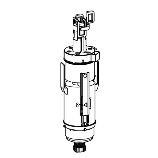 Spülventil zu UP Sanicontrol Typ A31-B31 "Modell ab 05.2018" MEPA
