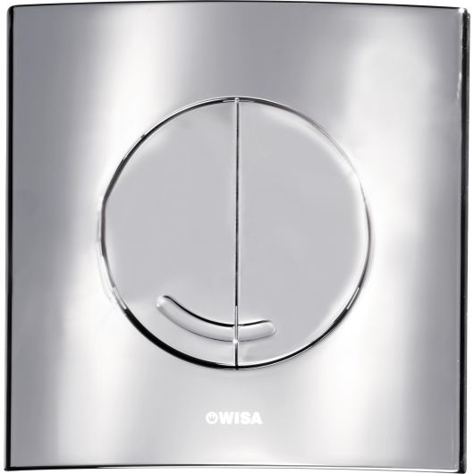 Betätigungsplatte "XS Argos" in glanz-chrom für 2-Menge - WISA-Fluidmaster