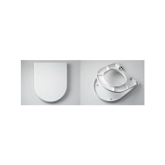 WC-Sitz mit Deckel weiss-alpin aus Duroplast mit Absenkautomatik Modell PRO (2112) - LAUFEN