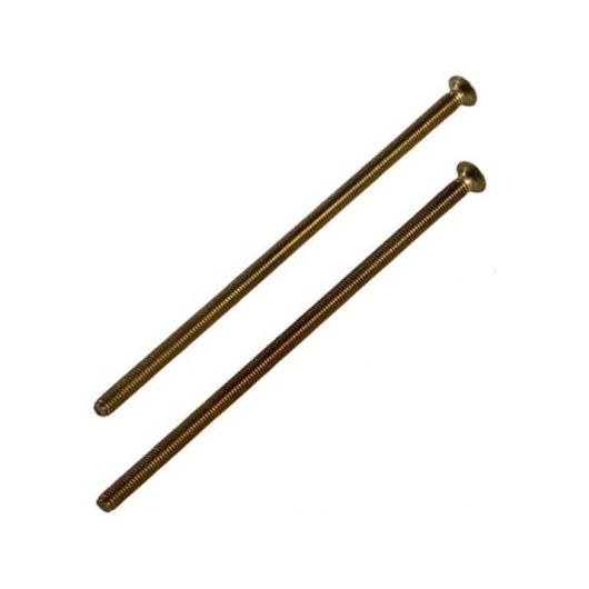 Befestigungsschrauben 2 Stk. aus Messing lang (bei Fliesenaufbau) à 150mm zu Eckspülkasten MISSEL