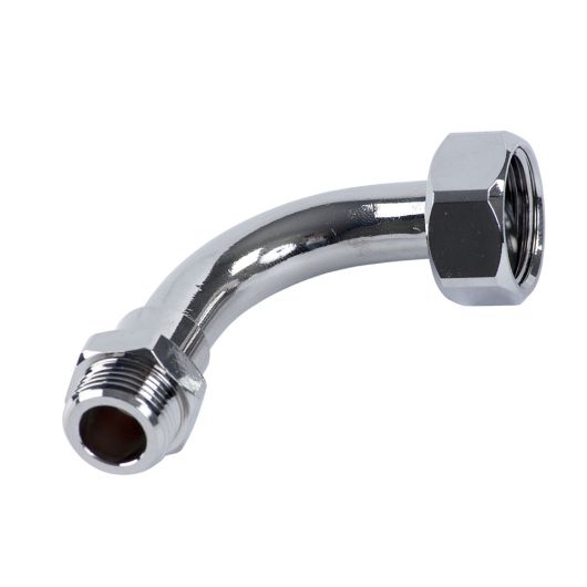 Anschlussbogen Aquaclean DW-Aufsatz, 1/2'' auf 3/8'' mit Überwurfmutter, glanz-chrom GEBERIT
