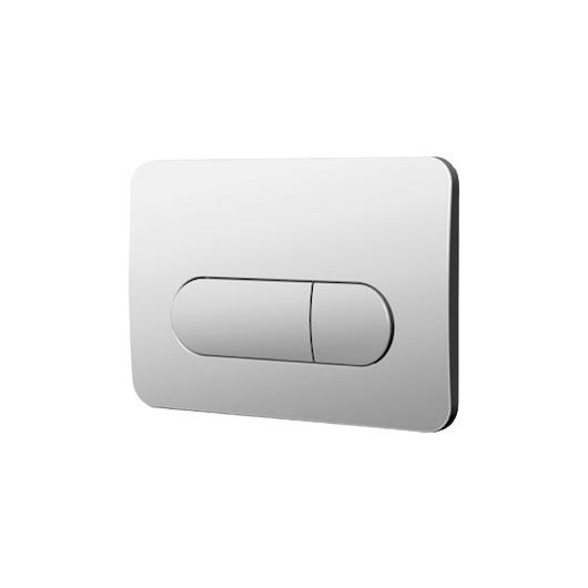 Betätigungsplatte matt-chrom für pneumatische Auslösung zu UP Tropea/Winner/Cubik/Evolut-2M VALSIR