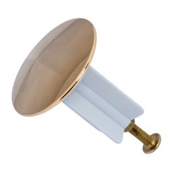 Ablaufstopfen zu Lavabo vergoldet 63mm mit Schaft 36mm RESTCLEAN