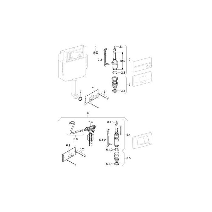 GROTHE Unterputzkasten UPK 804 - Elektroinstallationskasten Für Hohlwand